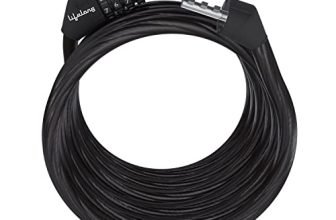 Lifelong Multipurpose Cable Bike/Bicycle Helmet Lock|Anti-Theft Protection Number Lock 4 Digit Security Resettable Combination| (1.8 Feet, LLNML01)