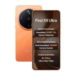 Oppo Find X9 Ultra 5G (Canyon Orange, 12GB, 512GB) | Hasselblad 50MP 10× Ultra-Sensing Optical-Zoom Telephoto | Dual 200MP | 8K Video | Snapdragon 8 Elite Gen 5 | 7050mAh 100W