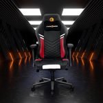 Nilkamal Fyrebird Ergonomic Gaming Chair with Adjustable Neck, Lumbar Pillow, 3D Adjustable Armrest, Gas Lift Mechanism, & 100mm Tilt (Vaden)