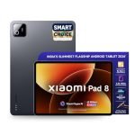 XIAOMI Pad 8 [Smartchoice] Flagship Snapdragon 8s Gen 4 |11.2″ 3.2K Display | 12GB, 256GB | Ultra Slim Metal Design | 9200mAh Battery | 68 Bn+ Colours HyperAI | Wi-Fi 7 | Graphite Grey