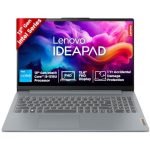 Lenovo IdeaPad Slim 3 13th Gen Intel Core i3-1315U 15.6″ (39.6cm) FHD Thin and Light Laptop (8GB RAM/512GB SSD/FHD 1080p Camera/Windows 11/Office 2024/Grey/1.6Kg), 82X700M5IN