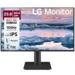 LG 24MS550 60.4 cm (23.8 Inch) FHD (1920×1080) IPS PC Monitor with 100Hz, 5ms (GtG), Flicker Safe & Reader Mode, 2xSpeakers, 2xHDMI, Tilt/Height Adjustable, 3-Side Virtually Borderless Design (Black)