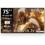 Sony 189 cm (75 inches) BRAVIA 2M2 Series 4K Ultra HD Smart LED Google TV K-75S25BM2