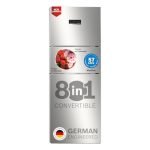 Bosch 302L, 3 Star, MaxFlex Convert Frost Free Triple Door Refrigerator | 8-in-1 Convertible Storage Modes | 57L Extra Convertible Zone | Cool Extend up to 18 hours (CMC33S03NI, Fine Steel)