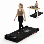 Lifelong Walking Pad Treadmill | 3 HP Motor | 2-Level Manual Incline | LED Display Treadmill (Max Weight:110 kg)