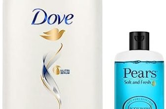 Dove Intense Repair Shampoo, 1L & Pears Soft and Fresh Shower Gel, 250ml