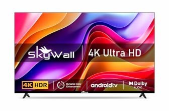 Skywall 165 cm (65 inches) 4K Ultra HD Smart LED TV 65SW-VS (Black)