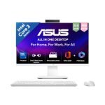 ASUS V440 (2026),i3-14th Gen,Intel Core 3 100U,Intel iGPU,8GB/512GB,FHD,23.8″(60.45 cm),Win 11,M365 Basic(1Y),Office 24,White,5.46 kg,V440VAB-KWC3001WS,with Wireless Keyboard & Mouse,All in One PC