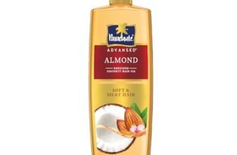 Parachute Advansed Almond enriched Coconut Hair Oil with Vitamin E, 100ml|Nourishes & Softens Hair | Helps Control Hair Fall| Helps Promotes Hair Growth | Up to 2x Softer Hair|Non-Sticky Formula| Dermatologically-Tested Hair Oil | For Men & Women