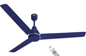 RR Signature NEOAIR MINI Motor 1200mm BLDC Ceiling Fan | Remote Control | 5-Star BEE Rated | High Air Delivery | Low Noise | Energy Efficient Design | 2-Year Warranty [OXFORD BLUE]