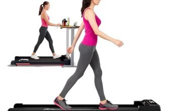 Lifelong Fit Pro Treadmill 3 HP Peak Dc Brushless Motor 2 Level Manual Incline Walking Machine at 8 km/Hr Speed with Led Display-Cardio Equipment for Home Gym 110kg Capacity, Black