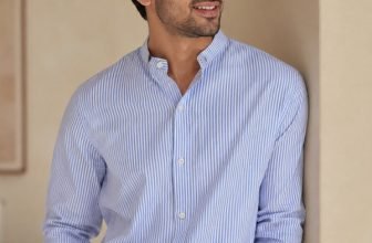 ManlyAttire Men Striped Casual Blue Shirt