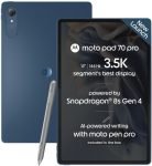 MOTOROLA Pad 70 Pro In box Moto active sylus 8 GB RAM 256 GB ROM 13 inch with Wi-Fi Only Gaming Tablet (PANTONE Titan)