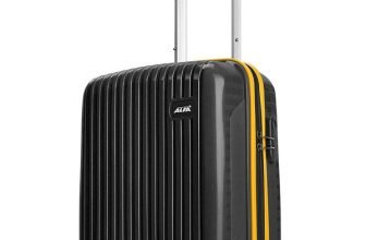 ALFA by VIP Excel Polypropylene | Trolley Bag With Combination Lock Cabin Suitcase 4 Wheels – 21 Inch