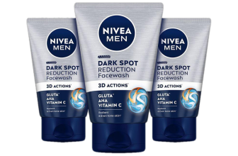 Nivea Men Dark Spot Reduction Cleanser Combo, with Vitamin C, AHA, For Even Tone Skin Face Wash(300 g)