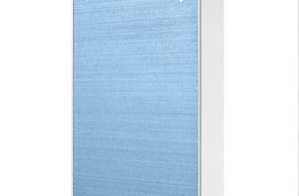 Seagate One Touch 4TB External HDD with Password Protection – Light Blue, for Windows and Mac, with 3 yr Data Recovery Services, (STKZ4000402)