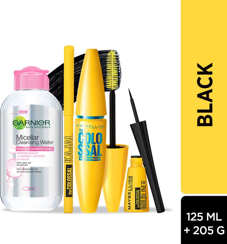MAYBELLINE NEW YORK Call Me Colossal Bold Eye Kit(Black, 242 g)