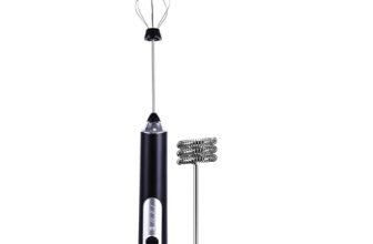 Pigeon Milk & Coffee Frother Rechargable| 2 in 1 Handheld Frother and Egg Whisker | 1 Year Warranty| 3 Speed Setting| Black