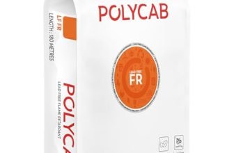 Polycab LF FR 180M coil | 4 SQ MM | Flame Retardant technology | Lead free insulation | 99.97% high purity copper | Rodent protection | RoHS & REACH complaint (Blue)