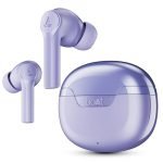 boAt Airdopes 300, Cinematic Spatial Audio, 50HRS Battery, 4Mic AI ENx, Fast Charge, App Support, Low Latency, IPX4, v5.3 Bluetooth Earbuds, TWS Ear Buds Wireless Earphones with mic (Purple Haze)