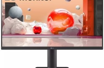 LG FHD 63.5 cm (25 inch) Full HD IPS Panel with Height Adjustable Stand, Flicker Safe, Eye Comfort, Dynamic Action Sync, Black Stabilizer, Built-in Speakers -Black Monitor (25MS550-BB.ATRRJVN)(Response Time: 5 ms, 100 Hz Refresh Rate)