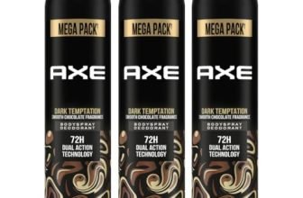 Axe Dark Temptation Long Lasting Deodorant Bodyspray For Men 215 ml & Axe Dark Temptation Long Lasting Deodorant Bodyspray For Men 215 ml