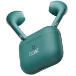 boAt Airdopes Joy, 35Hrs Battery, Fast Charge, IWP Tech, Low Latency, 2Mic ENx, Type-C Port, v5.3 Bluetooth Earbuds, TWS Ear Buds Wireless Earphones with mic(Dark Cyan)