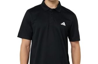 Adidas Men Polyester Tr-ES Polo, Training Polo Shirts, Black, X-Small