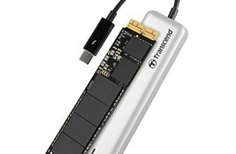 Transcend 960GB Internal SSD for MacBook, JetDrive 825, Thunderbolt 10 Gb/s, AHCI PCIe Gen3 x2, 5 Yrs. Warranty