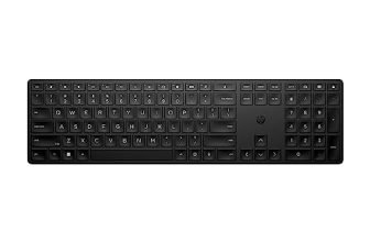HP 450 Programmable Wireless, Full Size; 3-Zone Layout Keyboard, 2.4 GHz Wireless Connection, Compatible with PCs with Available USB-A Port