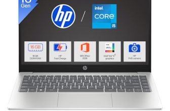 HP 14, 13th Gen Intel Core i5-1334U Laptop (16GB DDR4,512GB SSD) Anti-Glare, Micro-Edge, 14/35.6cm, FHD, Win11, M365 Basic(1yr),Office Home24, Silver,1.4kg, FHD Camera w/Privacy Shutter,ep0340TU