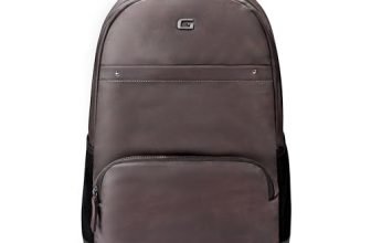 Gear Vintage2 Anti Theft Faux Leather 28 Ltrs Brown Laptop Backpack (LBPVG2LTH0201)
