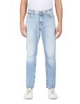 Tommy Hilfiger Men Blue Ryan Regular Straight Fit Distressed Jeans