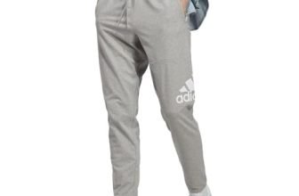 Adidas Men Cotton ESS LGO T P SJ, Sports Pants, MGREYH, Large