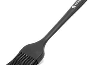 Wonderchef Waterstone Silicon Brush | Stainless Steel Core | High Holding Capacity for Sauces, Glazes, Butter, Oils, Marinades | Even Coverage | Basting for BBQ/Grilling, Tandoor, Cooking, Baking