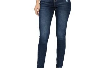 Spykar High Rise Lycra Super Skinny Fit Women’s Jeans (Dark Blue, Size_26)