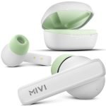 Mivi DuoPods Sync in Ear Earbuds | 60H Playtime Bluetooth Earphones Wireless | Earbuds ENC for Clear Calls | 13mm Drivers Ear Buds Wireless | Gaming Mode | BT 5.3 TWS ENC Earbuds Style | Earpods
