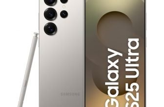 Samsung Galaxy S25 Ultra 5G AI Smartphone (Titanium Gray, 12GB RAM, 256GB Storage), 200MP Camera, S Pen Included, Long Battery Life