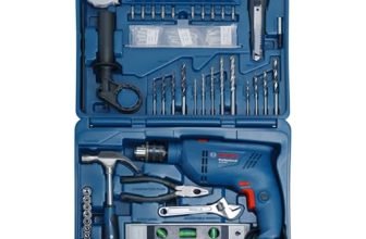 BOSCH GSB 600 Impact Drill Machine for Home & Professional Use, 100Pcs Accessory Kit | 600W Motor | 13mm Chuck | 3000 RPM | 48000 BPM | Variable Speed | 1 Year Warranty