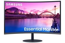 Samsung 27-Inch(68.6cm) FHD 1000R Curved LCD Monitor, VA, 75 Hz, Bezel Less Design, AMD Freesync, Speakers, DP, HDMI, Audio-in Port (LS27C390EAWXXL, Black)