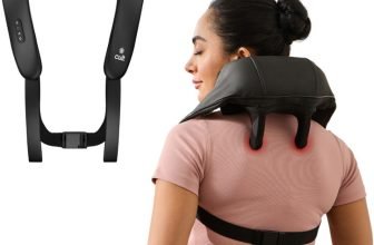 Cult Deep Relax Shoulder Massager, Hand Simulating rollers for Pain Relief, Cordless Massager(Black)
