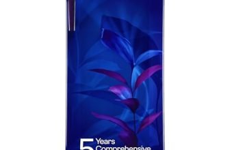 Godrej 185L 4 Star Single Door Refrigerator with 24 Days Farm Freshness, Advanced Inverter Technology Jumbo Vegetable Tray, Toughened Glass Shelves & 5 Years Warranty (RD 195DN TAI MN BL, Marine Blue)
