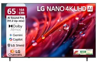 LG 164 cms (65 inches) U8 AI Series 4K Ultra HD (3840 x 2160) Smart webOS LED TV 65NU870BPLA 2026