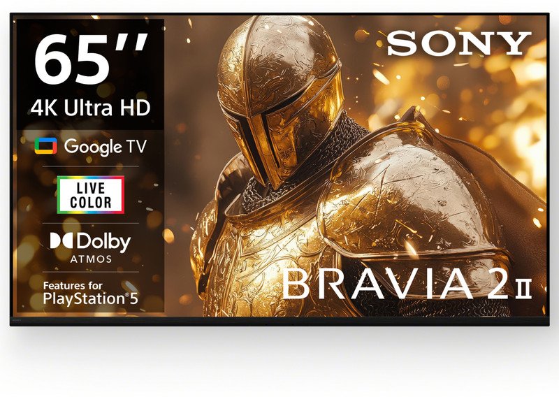 SONY BRAVIA 2 II 163.9 cm (65 inch) Ultra HD (4K) LED Smart Google TV(K-65S25BM2)