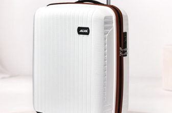 ALFA by VIP Excel Secure Hard Side Luggage | Trolley Bag With Flushed Combination Lock Cabin Suitcase 8 Wheels – 21 Inch