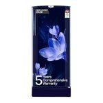 Godrej 185L 5 Star Single Door Refrigerator | Advanced Inverter Technology | 22L Jumbo Vegetable Tray | 2.5L Bottle Space | 5 Years Comprehensive Warranty | Mystic Blue (RD 195EN TAI MY BL)