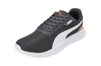 PUMA | Razz Men’s Running Shoes | Dark Coal-Maple Syrup-White | 6UK