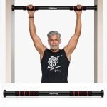 Lifelong Pull Up Bar for Home Kids| Adjustable 62–100 cm Doorway PullUp Bar For Home Gym Equipment |No Screw Pull Up Bar Door Mounted |100kg Capacity, Anti-Slip Lock, Foam Grip Handles |Gym Equipment for Home Workout