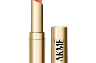 Lakme Unreal 3D Slim Bullet, Matte Lipstick, Lightweight shine, Nude Pop, 3.6g