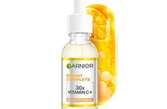 Garnier Vitamin C + Face Serum for Skin Brightening & Anti-Dark Spots, 50ml